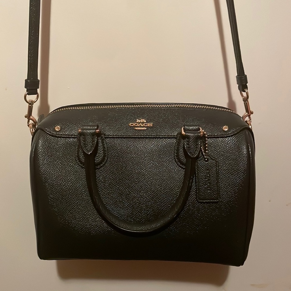Coach satchel cross body strap